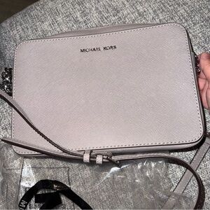 Michael Kors Gray Crossbody Bag